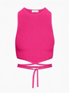 BABATON • Baker Sculpt Knit Tank in Eros Pink